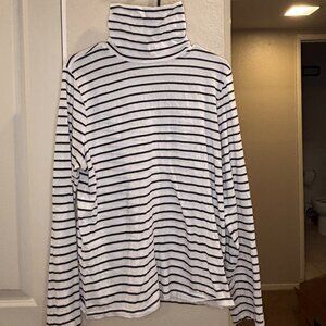 J Crew Black and White Sweater